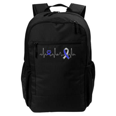 heartbeat diabetes type ribbon type 2 diabetes awareness Daily Commute Backpack