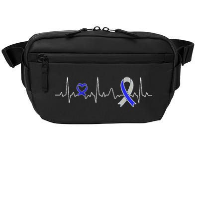 heartbeat diabetes type ribbon type 2 diabetes awareness Crossbody Pack