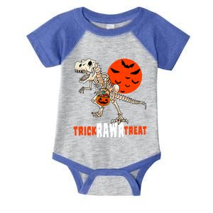 Halloween Dinosaur Trick Rawr Treat Scary Gift Infant Baby Jersey Bodysuit