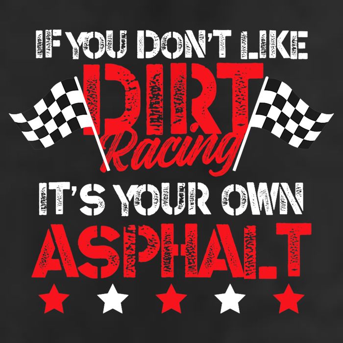 Hilarious Dirt Track Racing Pun Race Car Asphalt Joke 7 Panel Mesh Trucker Snapback Hat