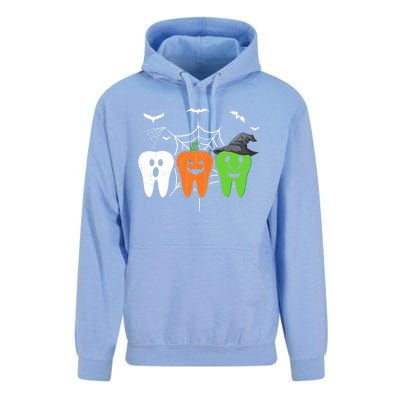 Halloween Dentist Teeth Ghost Pumpkin Witch Cute Dental Gift Unisex Surf Hoodie