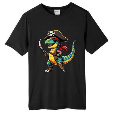 Halloween Dinosaur Trex Pirate Tall Fusion ChromaSoft Performance T-Shirt