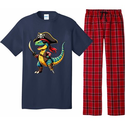 Halloween Dinosaur Trex Pirate Pajama Set