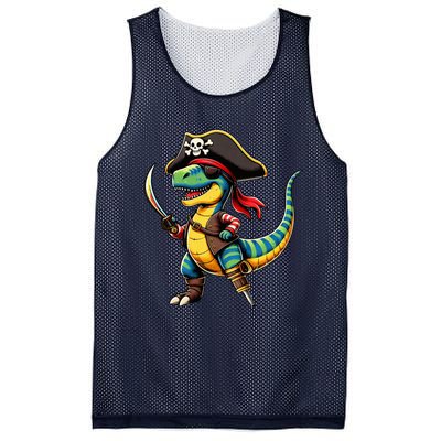 Halloween Dinosaur Trex Pirate Mesh Reversible Basketball Jersey Tank