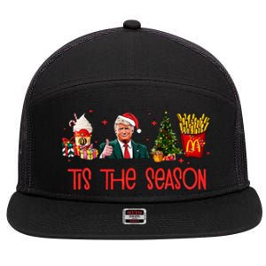 Humorous Donald Trump Tis The Season Trump Christmas 7 Panel Mesh Trucker Snapback Hat