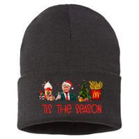 Humorous Donald Trump Tis The Season Trump Christmas Sustainable Knit Beanie