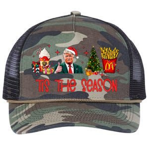 Humorous Donald Trump Tis The Season Trump Christmas Retro Rope Trucker Hat Cap