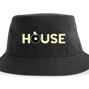 House DJ Turntable Techno EDM Dance Music Discjockey Sustainable Bucket Hat