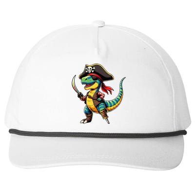 Halloween Dinosaur Trex Pirate Snapback Five-Panel Rope Hat