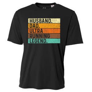 Husband Dad Ultra Running Ultramarathon Mountain Runner Cooling Performance Crew T-Shirt