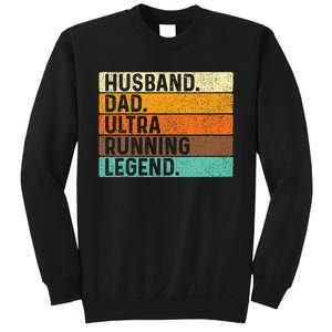 Husband Dad Ultra Running Ultramarathon Mountain Runner Sweatshirt