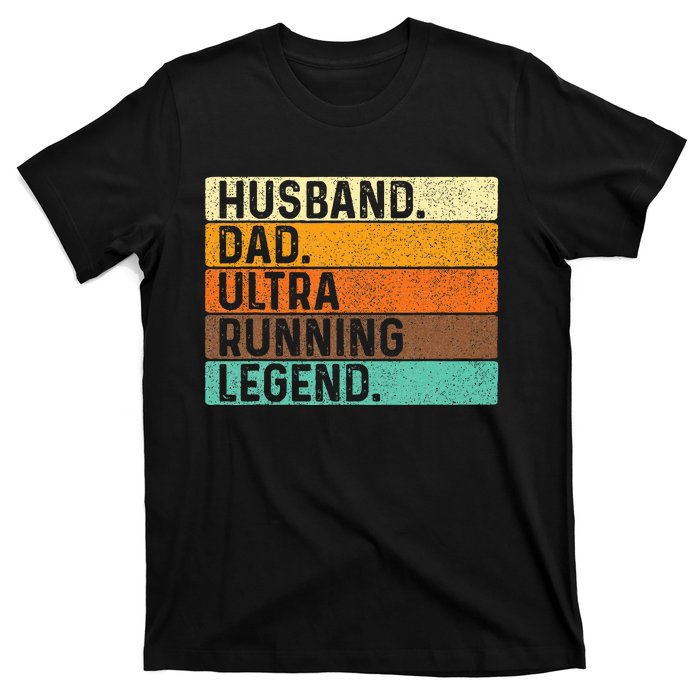 Husband Dad Ultra Running Ultramarathon Mountain Runner T-Shirt