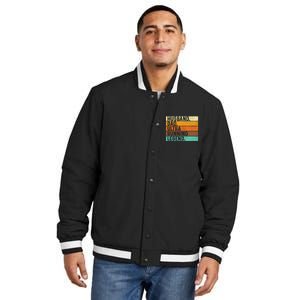 Husband Dad Ultra Running Ultramarathon Mountain Runner Insulated Varsity Jacket