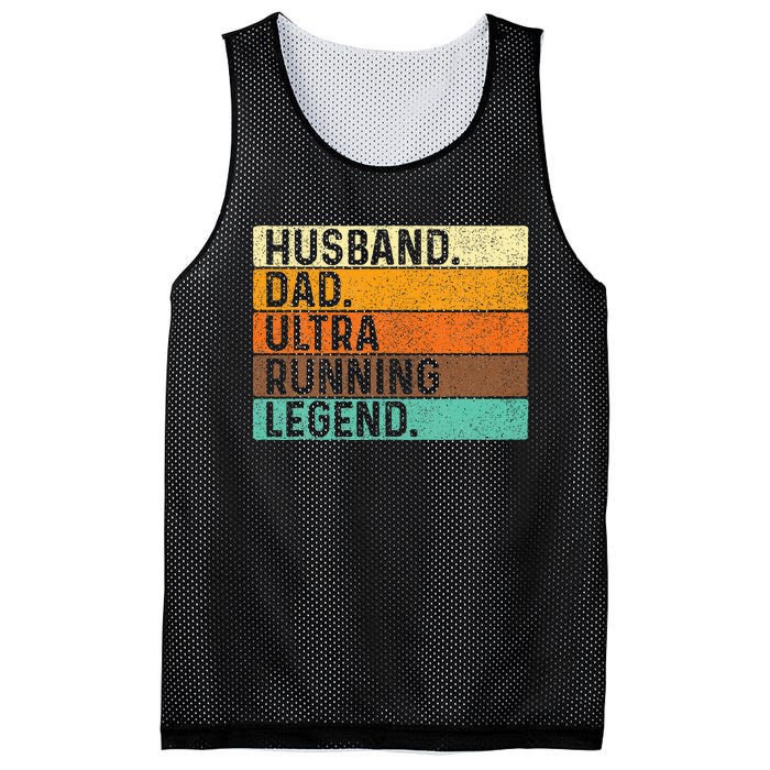 Husband Dad Ultra Running Ultramarathon Mountain Runner Mesh Reversible Basketball Jersey Tank