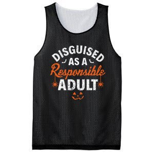 Halloween Dressed Up As A Responsible Adult Mesh Reversible Basketball Jersey Tank