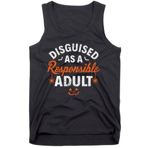 Halloween Dressed Up As A Responsible Adult Tank Top