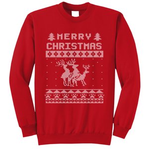 Humping Deer Ugly Christmas Sweatshirt