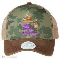 Halloween Drink Up Witches Costumes Wine Lovers Hallowine Legacy Tie Dye Trucker Hat