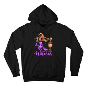 Halloween Drink Up Witches Costumes Wine Lovers Hallowine Hoodie