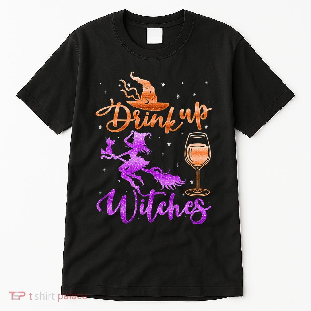 Halloween Drink Up Witches Costumes Wine Lovers Hallowine Tall T-Shirt