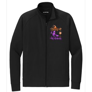 Halloween Drink Up Witches Costumes Wine Lovers Hallowine Stretch Full-Zip Cadet Jacket