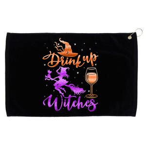 Halloween Drink Up Witches Costumes Wine Lovers Hallowine Grommeted Golf Towel