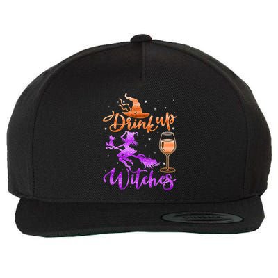 Halloween Drink Up Witches Costumes Wine Lovers Hallowine Wool Snapback Cap