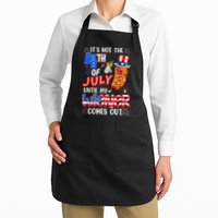 Hot Dog Until My Wiener Comes Out Funny Hot Dog 4Th Of July Apron