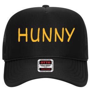 Hunny ! Dress Up As A Special Bear! Halloween Costume! High Crown Mesh Back Trucker Hat