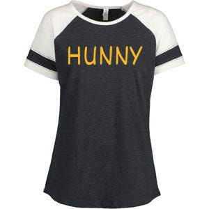 Hunny ! Dress Up As A Special Bear! Halloween Costume! Enza Ladies Jersey Colorblock Tee