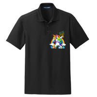 Hanukkah Dabbing Unicorn Jewnicorn Chanukah Jewish Xmas  Dry Zone Grid Polo