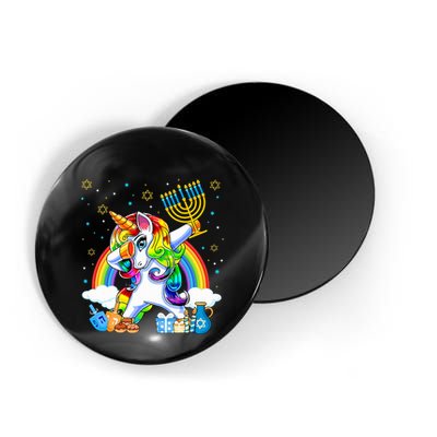Hanukkah Dabbing Unicorn Jewnicorn Chanukah Jewish Xmas  Magnet