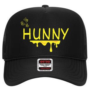 Hunny ! Dress Up As A Special Bear Halloween Costume High Crown Mesh Back Trucker Hat