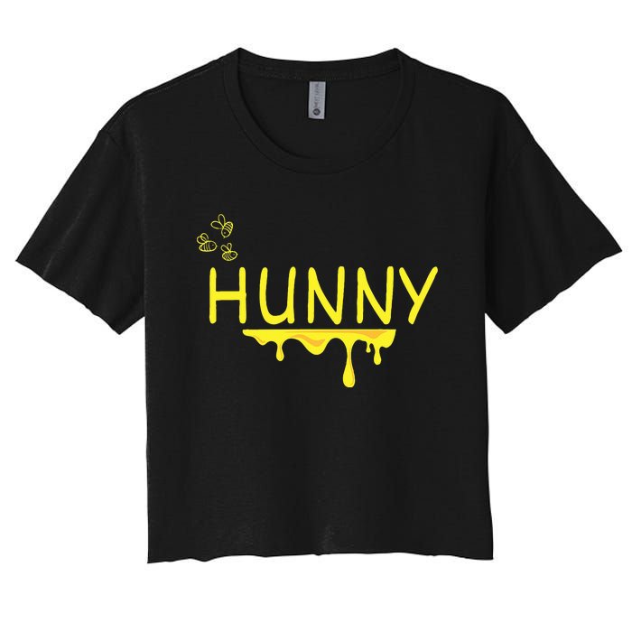 Hunny ! Dress Up As A Special Bear Halloween Costume Women's Crop Top Tee