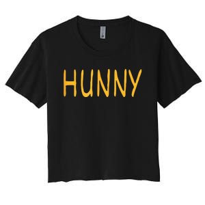 Hunny ! Dress Up As A Special Bear! Halloween Costume Women's Crop Top Tee