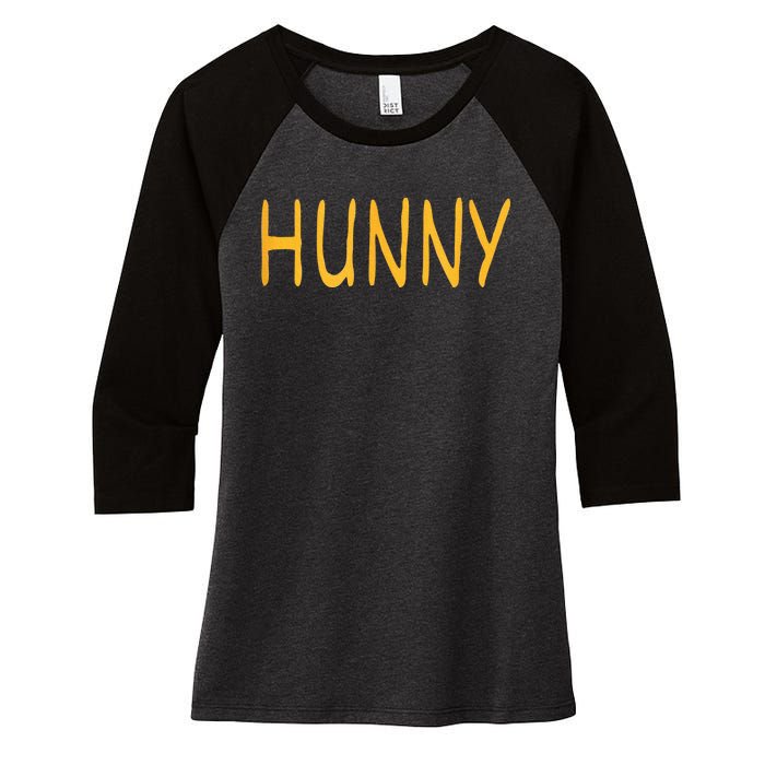 Hunny ! Dress Up As A Special Bear! Halloween Costume Women's Tri-Blend 3/4-Sleeve Raglan Shirt