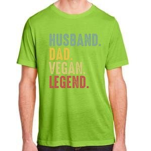 Husband Dad Vegan Legend Funny Best Father Daddy Marriage Gift Adult ChromaSoft Performance T-Shirt