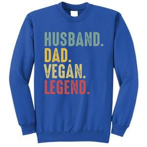 Husband Dad Vegan Legend Funny Best Father Daddy Marriage Gift Sweatshirt