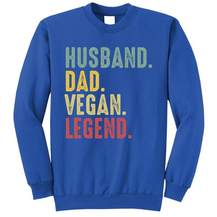 Husband Dad Vegan Legend Funny Best Father Daddy Marriage Gift Sweatshirt