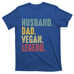 Husband Dad Vegan Legend Funny Best Father Daddy Marriage Gift T-Shirt