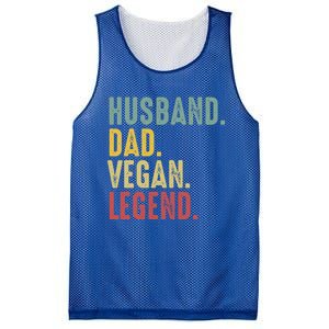 Husband Dad Vegan Legend Funny Best Father Daddy Marriage Gift Mesh Reversible Basketball Jersey Tank