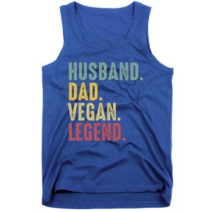 Husband Dad Vegan Legend Funny Best Father Daddy Marriage Gift Tank Top