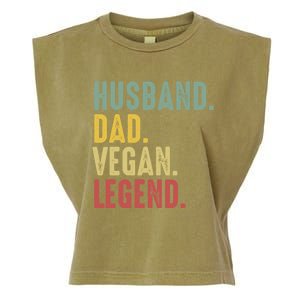 Husband Dad Vegan Legend Funny Best Father Daddy Marriage Gift Garment-Dyed Women's Muscle Tee