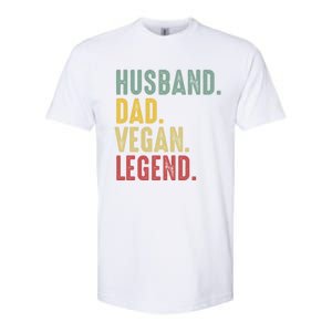 Husband Dad Vegan Legend Funny Best Father Daddy Marriage Gift Softstyle CVC T-Shirt