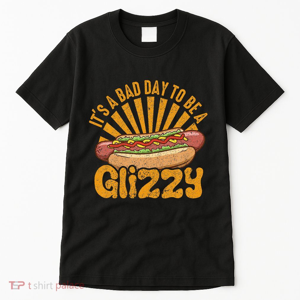 Hot Dog Vintage Funny Saying It’S A Bad Day To Be A Glizzy Tall T-Shirt