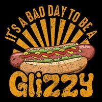 Hot Dog Vintage Funny Saying It’S A Bad Day To Be A Glizzy Toddler T-Shirt