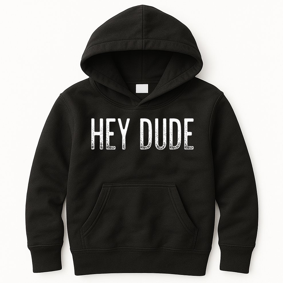 Hey Dude Vintage Style Kids Hoodie