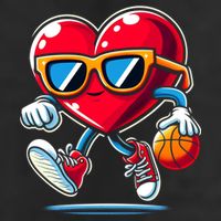 Heart Dunking Valentines Day For Basketball Lovers Gift Adult Drive Performance Visor