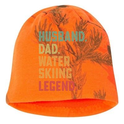 Husband Dad Water Skiing Legend Ski Meaningful Gift Kati - Camo Knit Beanie