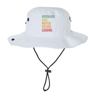 Husband Dad Water Skiing Legend Ski Meaningful Gift Legacy Cool Fit Booney Bucket Hat